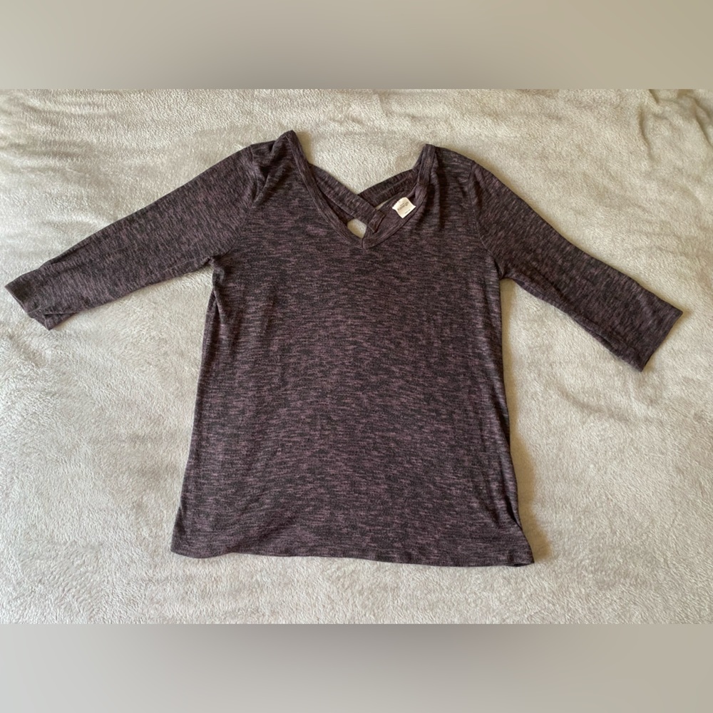 Kaileigh Criss Cross Knit Top